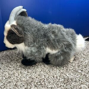 Demdaco Nat & Jules Billy Goat Charcoal Gray Kids Plush Stuffed Animal Toy 12"